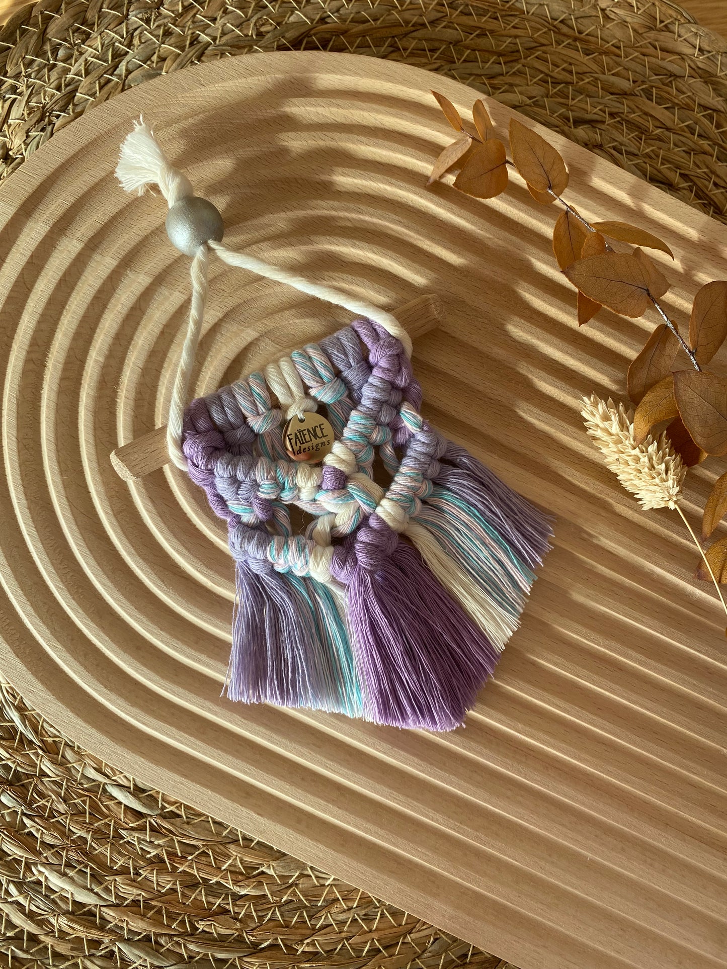 Cours de macramé individuel à Saint-Vincent-de-Boisset, près de Roanne.